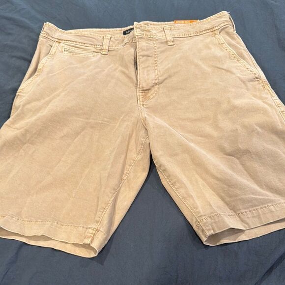 Men's Beige Shorts Americann Eagle Extreme Flex - Picture 1 of 2
